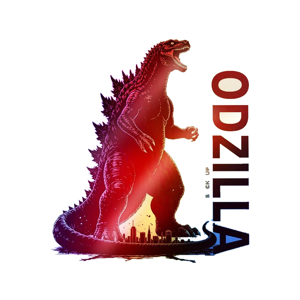 Kaiju Style Monster Holographic Stickers